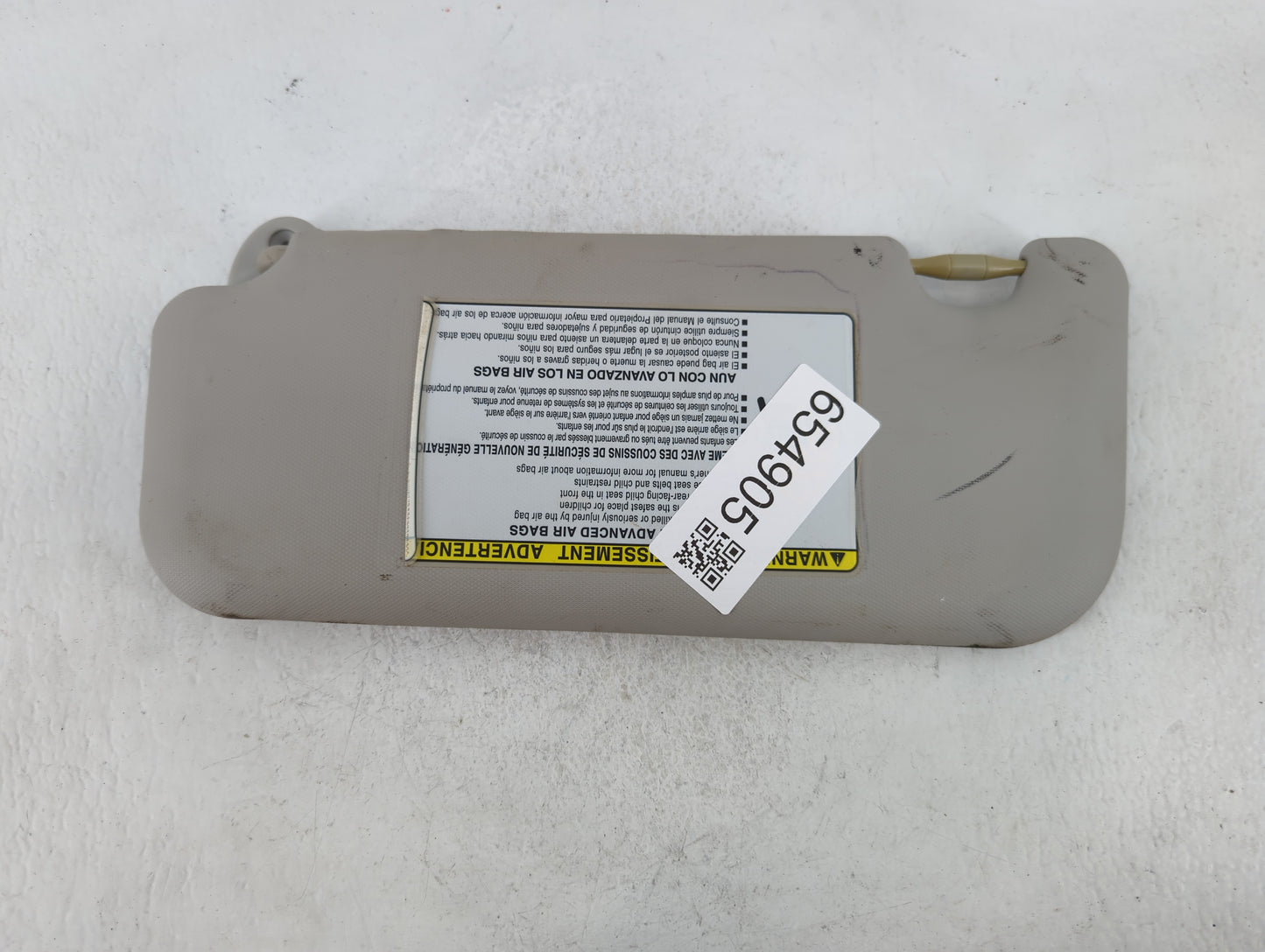 2014-2016 Toyota Corolla Sun Visor Shade Replacement Passenger Right Mirror Fits Fits 2014 2015 2016 OEM Used Auto Parts - O