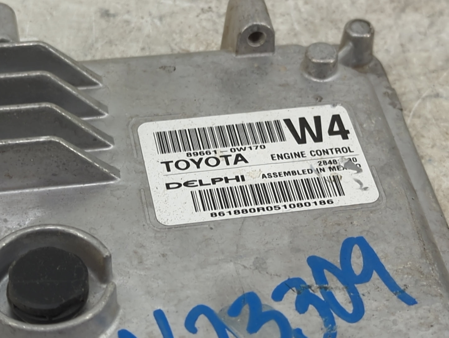 2016 Toyota Corolla Im PCM Engine Control Computer ECU ECM PCU OEM P/N:89661-0W170 Fits OEM Used Auto Parts - Oemusedautopar