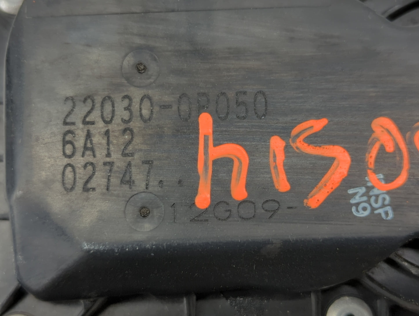 2008-2016 Toyota Highlander Throttle Body P/N:22030-0P050 22030-31030 Fits OEM Used Auto Parts - Oemusedautoparts1.com