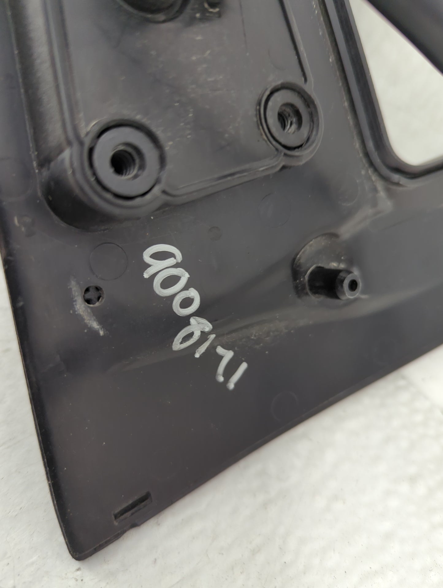 Toyota Prius Driver Left Side View Manual Door Mirror Black - Oemusedautoparts1.com