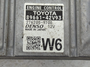 2016-2018 Toyota Rav4 PCM Engine Control Computer ECU ECM PCU OEM P/N:89661-42V93 Fits Fits 2016 2017 2018 OEM Used Auto Parts