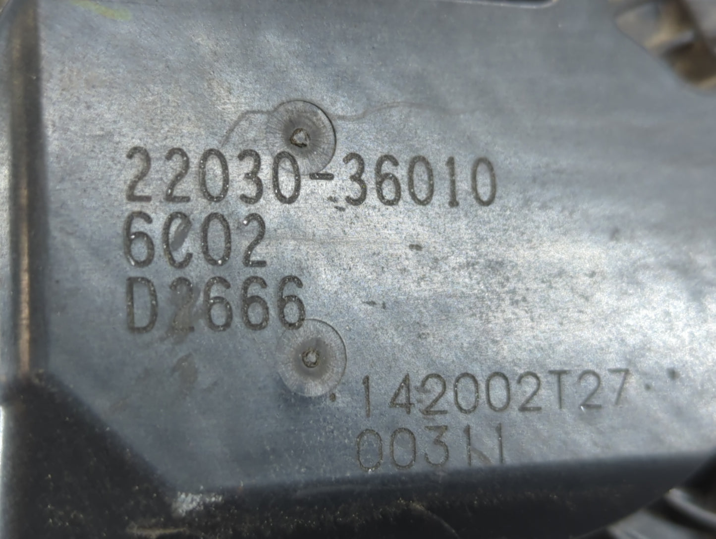 2009-2018 Toyota Rav4 Throttle Body P/N:22030-36010
6002 D2666 Fits Fits 2009 2010 2011 2012 2013 2014 2015 2016 2017 2018 2
