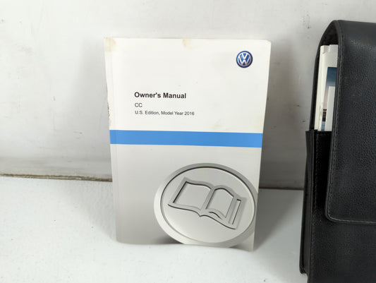 2016 Volkswagen Cc Owners Manual Book Guide P/N:3C8012723BA OEM Used Auto Parts