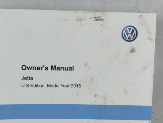 2016 Volkswagen Jetta Owners Manual Book Guide P/N:5C6012723AK OEM Used Auto Parts