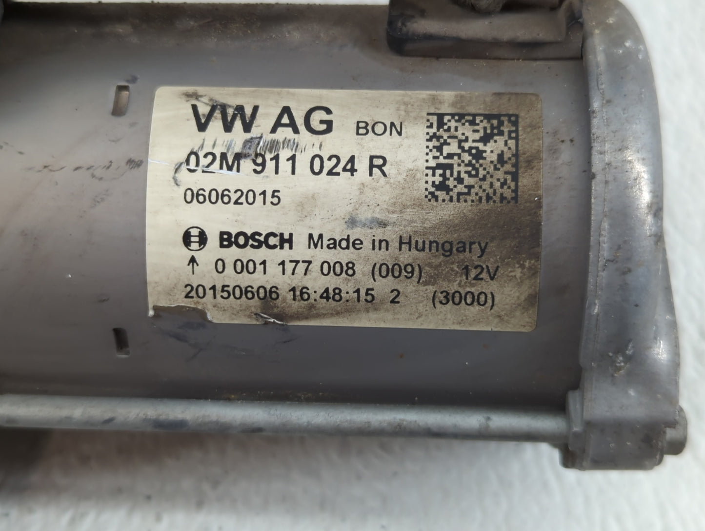 2014 Volkswagen Jetta Car Starter Motor Solenoid OEM P/N:02M 911 024 R Fits Fits 2015 2016 2017 2018 2019 2020 2021 2022 OEM