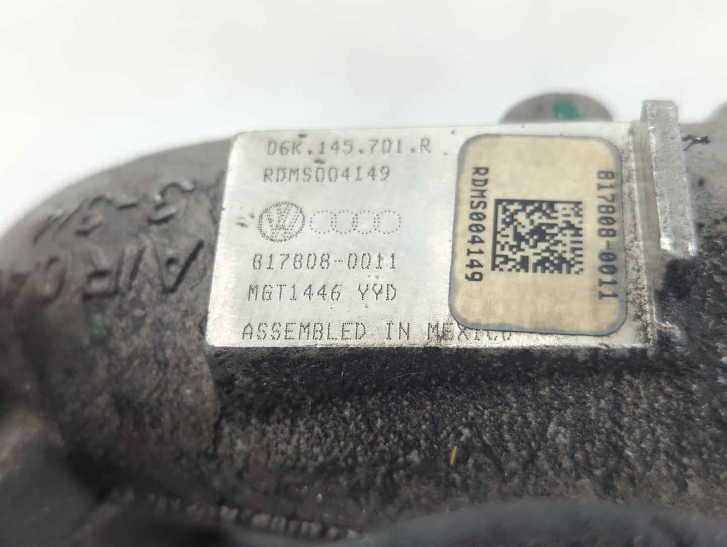 2016 Jetta Turbocharger Turbo Charger Super Charger Supercharger - Oemusedautoparts1.com