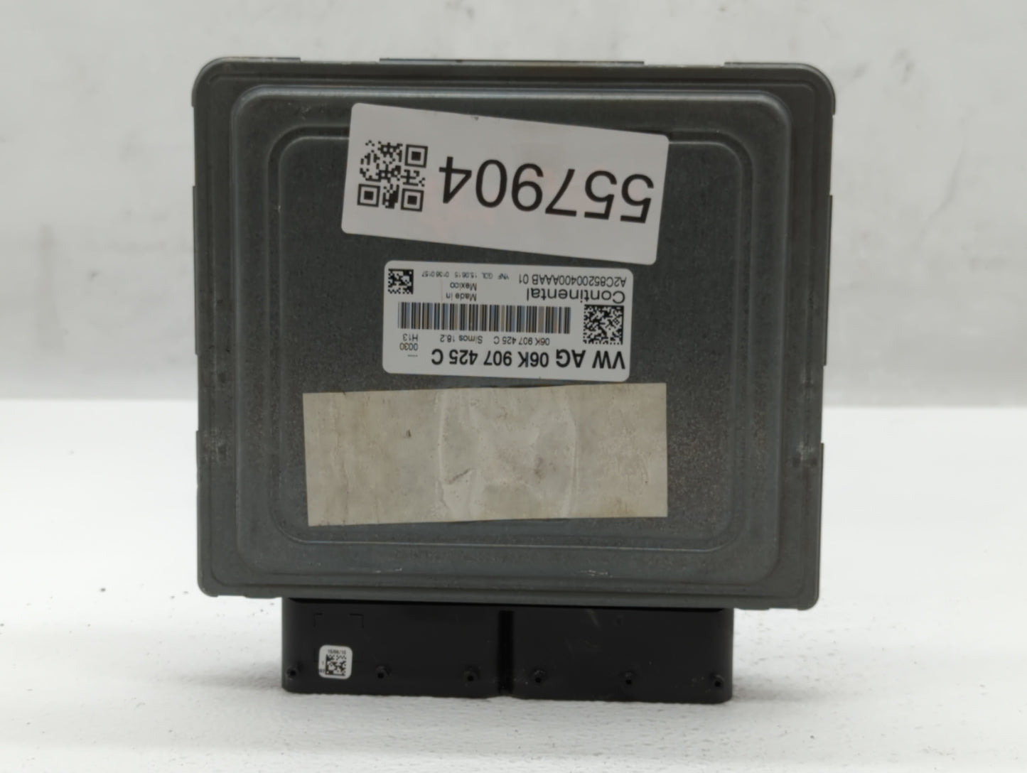 2015-2017 Volkswagen Jetta PCM Engine Control Computer ECU ECM PCU OEM P/N:06K 907 425 C Fits Fits 2015 2016 2017 OEM Used A