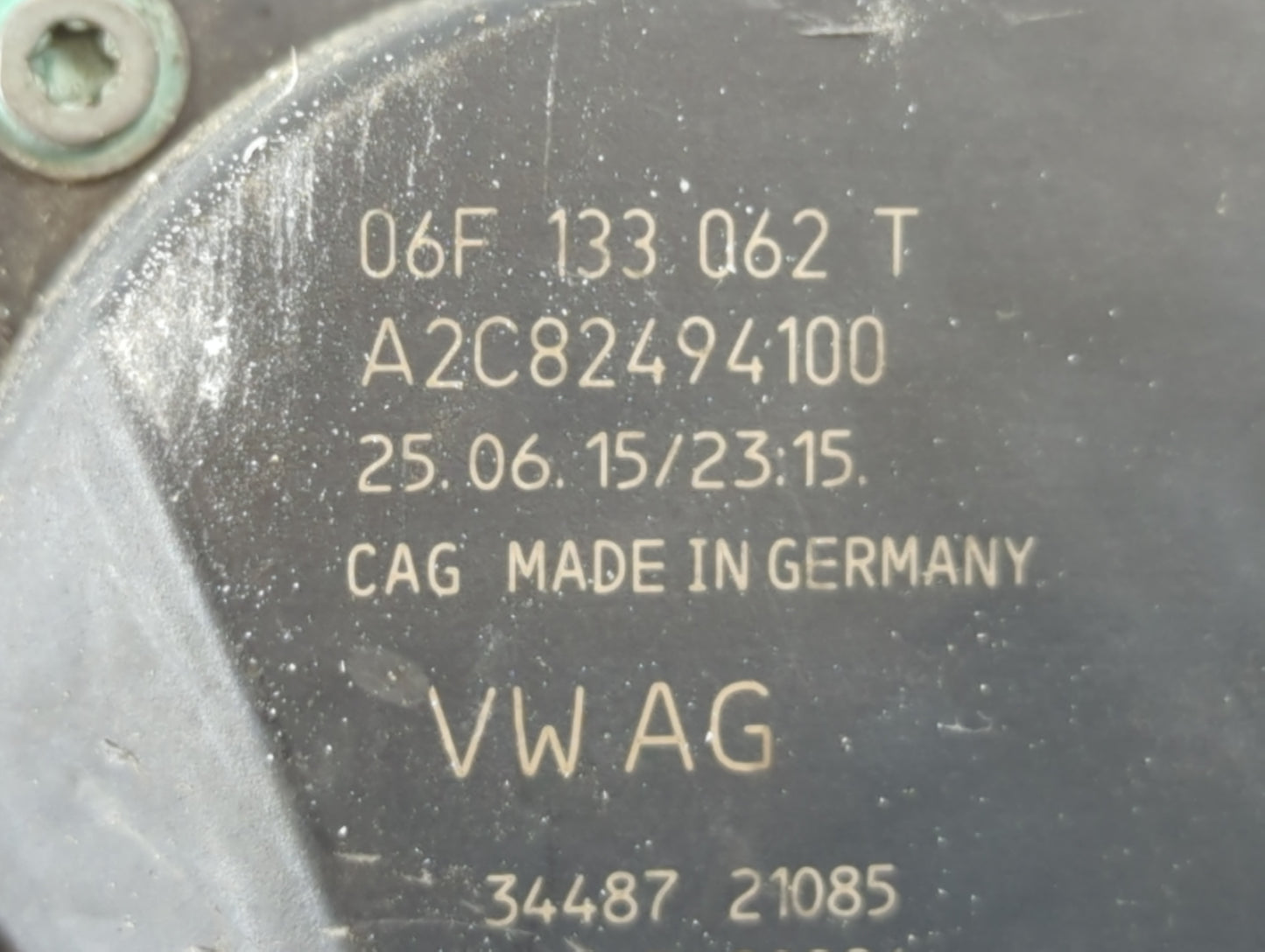 2009-2018 Volkswagen Tiguan Throttle Body P/N:A2C82494100 06F 133 062 T Fits OEM Used Auto Parts - Oemusedautoparts1.com
