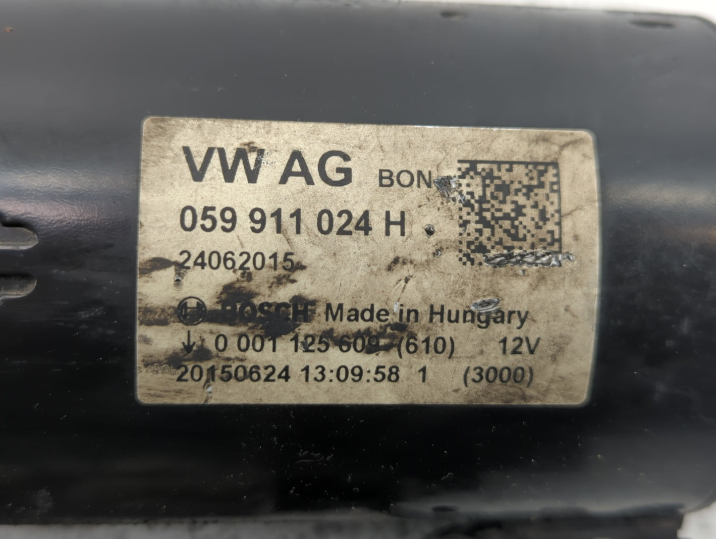 2009-2016 Volkswagen Touareg Car Starter Motor Solenoid OEM P/N:059 911 024 H Fits Fits 2009 2010 2011 2012 2013 2014 2015 2