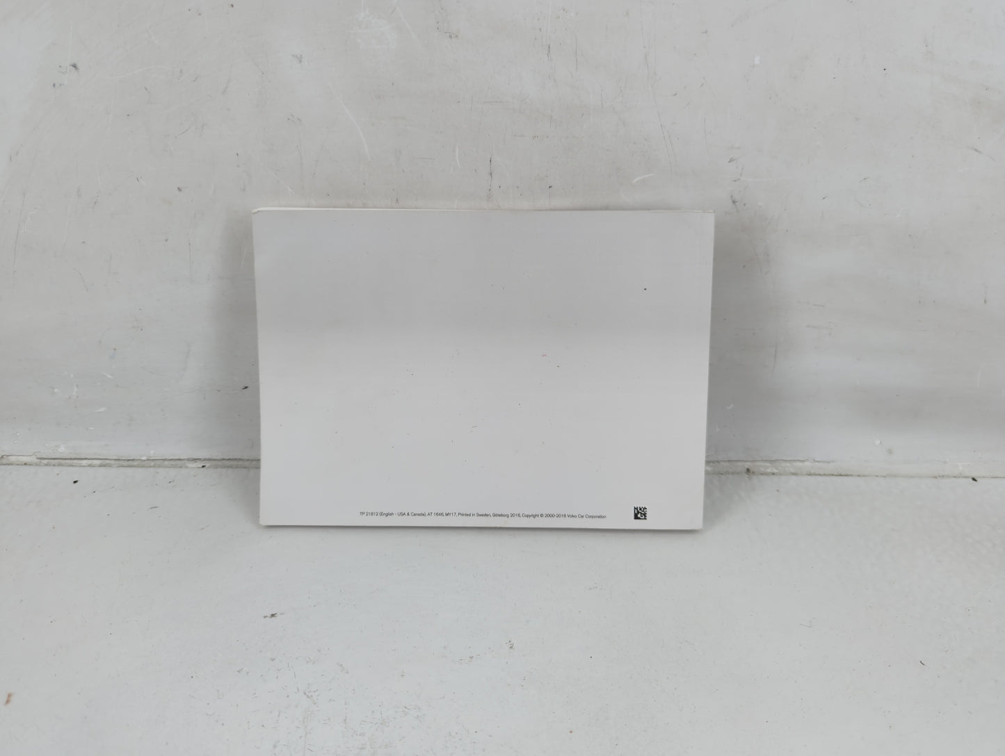 2016 Volvo V60 Owners Manual Book Guide OEM Used Auto Parts - Oemusedautoparts1.com