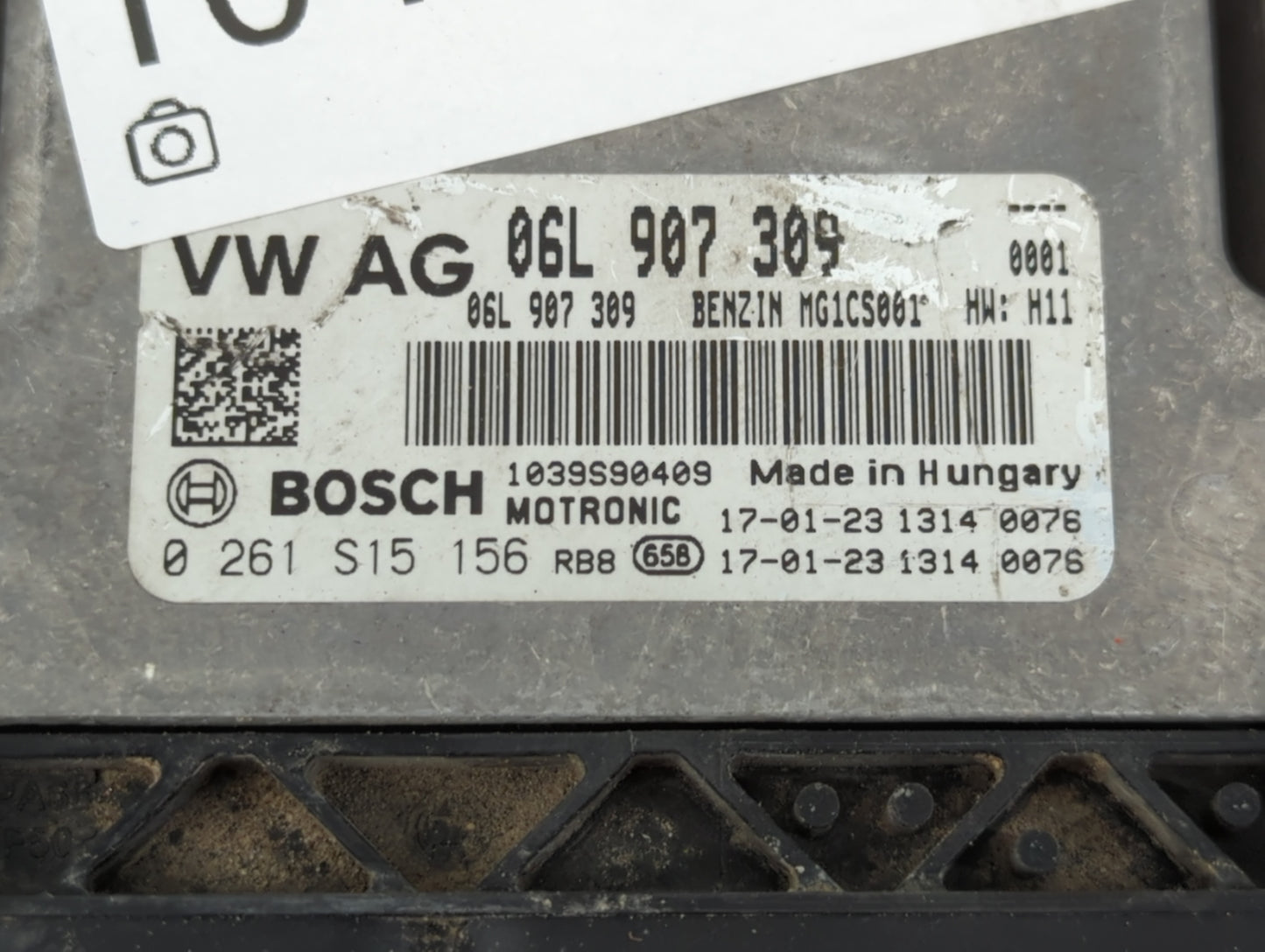 2017-2019 Audi A4 PCM Engine Control Computer ECU ECM PCU OEM P/N:06L 907 309 Fits Fits 2017 2018 2019 OEM Used Auto Parts -