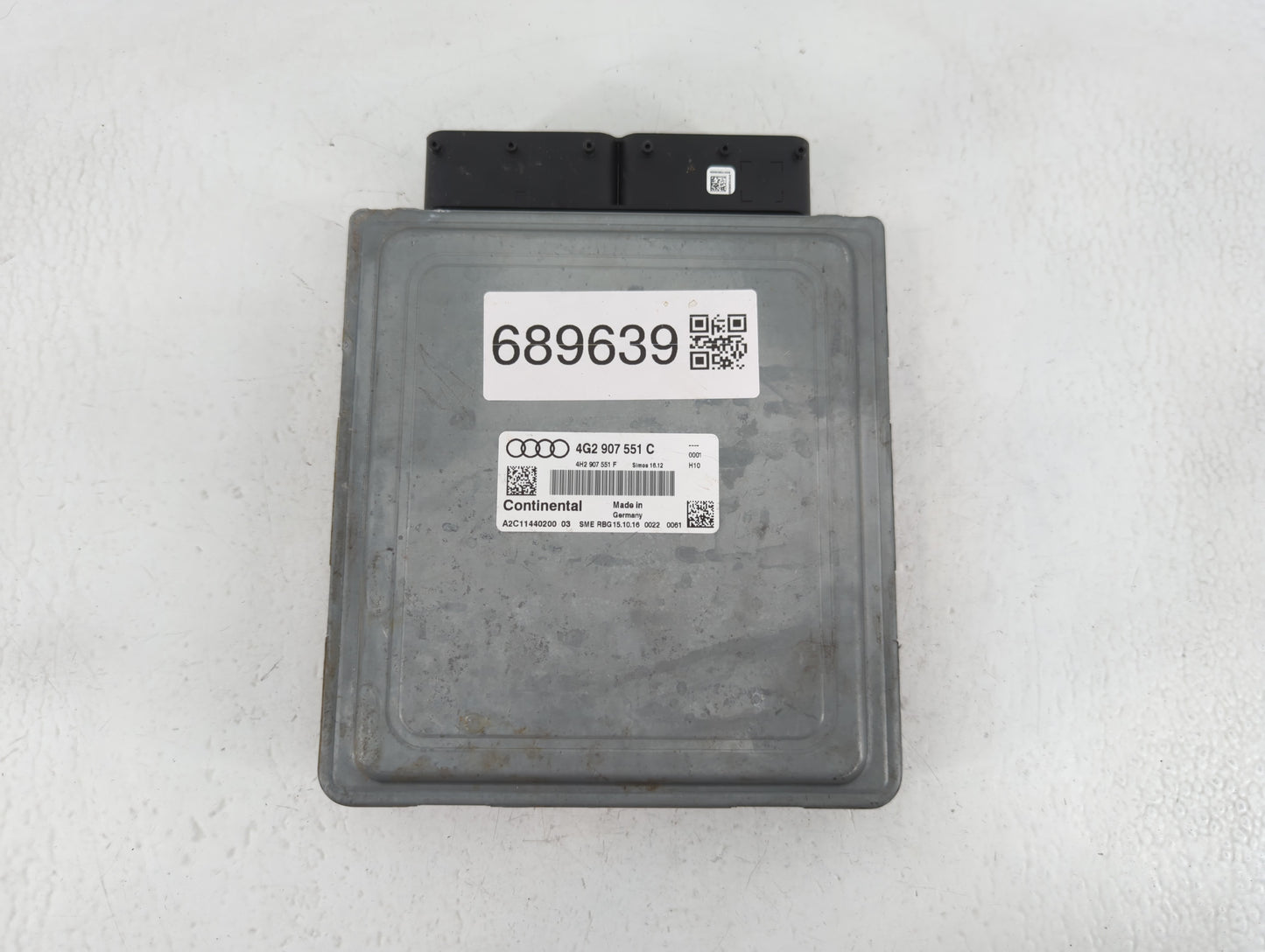 2017-2018 Audi A7 PCM Engine Control Computer ECU ECM PCU OEM P/N:4G2 907 551 C 4G2 907 5512 C Fits Fits 2017 2018 OEM Used