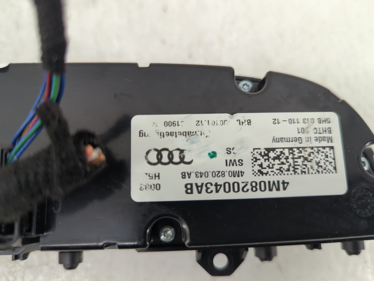 2017-2019 Audi Q7 Climate Control Module Temperature AC/Heater Replacement P/N:4M0820043AB 5HB 013 110-12 Fits Fits 2017 201