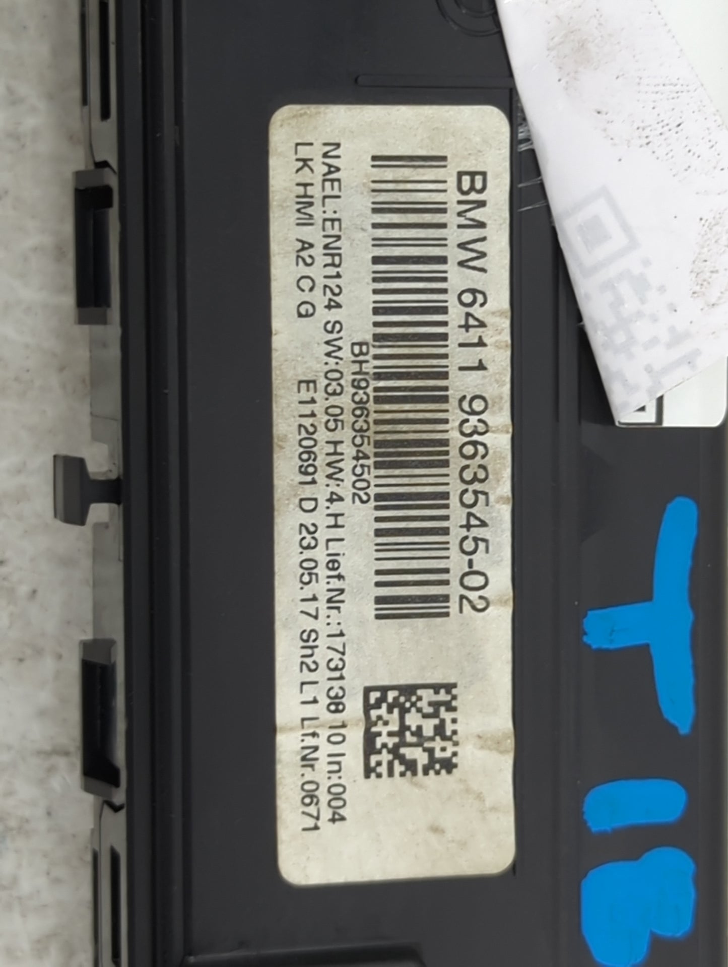 2012-2015 Bmw 320 Climate Control Module Temperature AC/Heater Replacement P/N:6411 9363545-02 ENR124 Fits OEM Used Auto Par