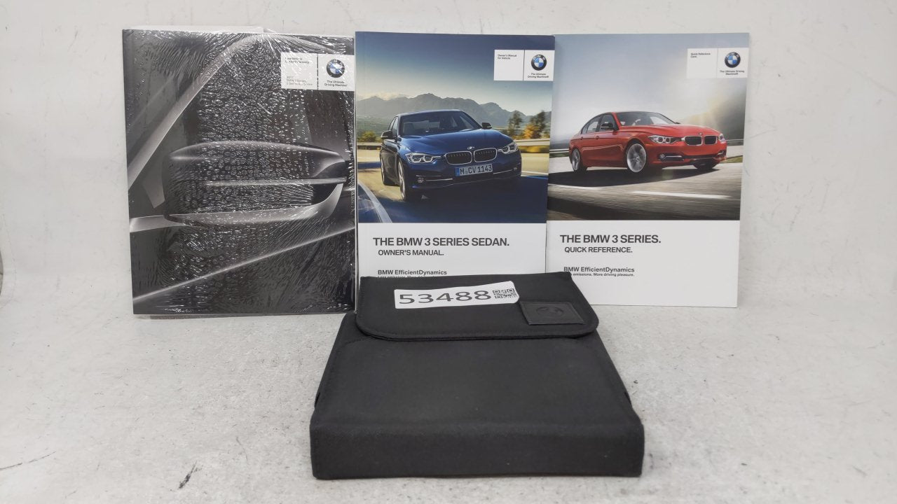 2017 Bmw 328i Owners Manual Book Guide OEM Used Auto Parts - Oemusedautoparts1.com