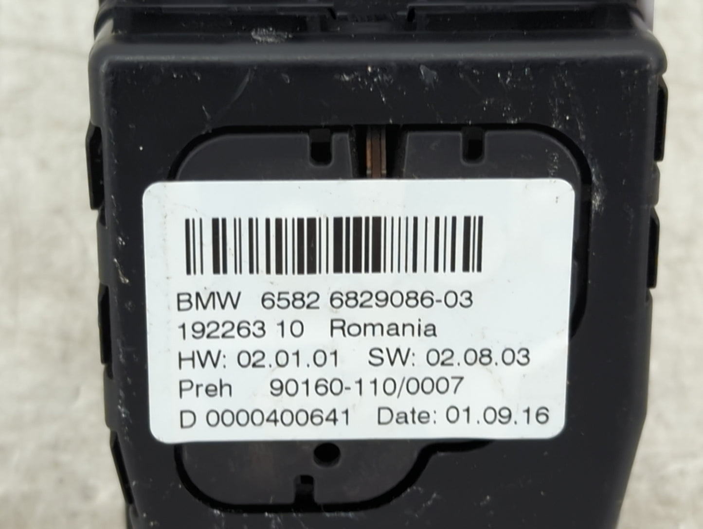 2017 Bmw X1 Combination Switch - Column 65826829086-03|90160-110/0007 - Oemusedautoparts1.com