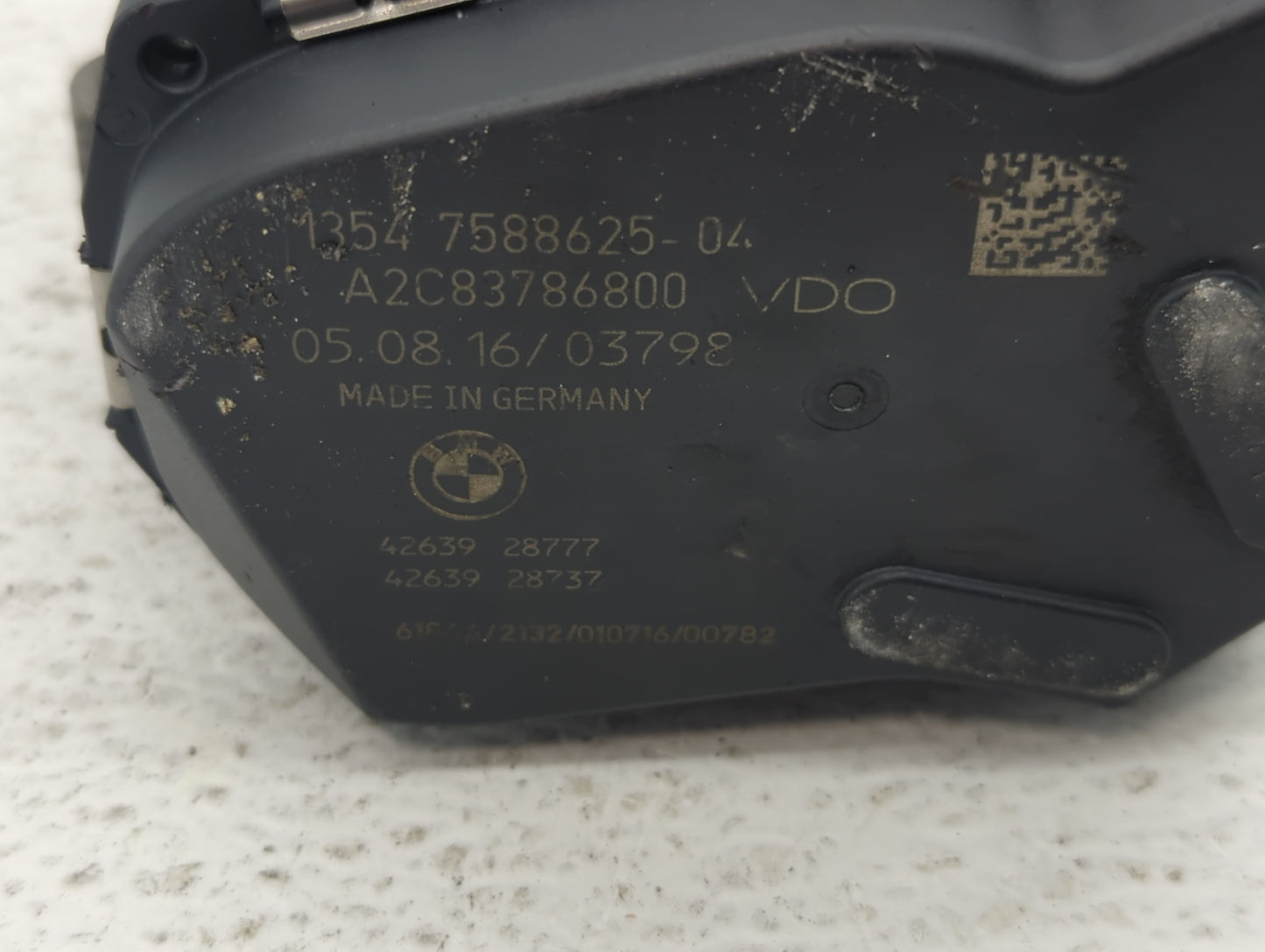 2013-2017 Bmw X3 Throttle Body P/N:1354 7588625-04 1354 7588625-03 Fits Fits 2012 2013 2014 2015 2016 2017 2018 OEM Used Aut