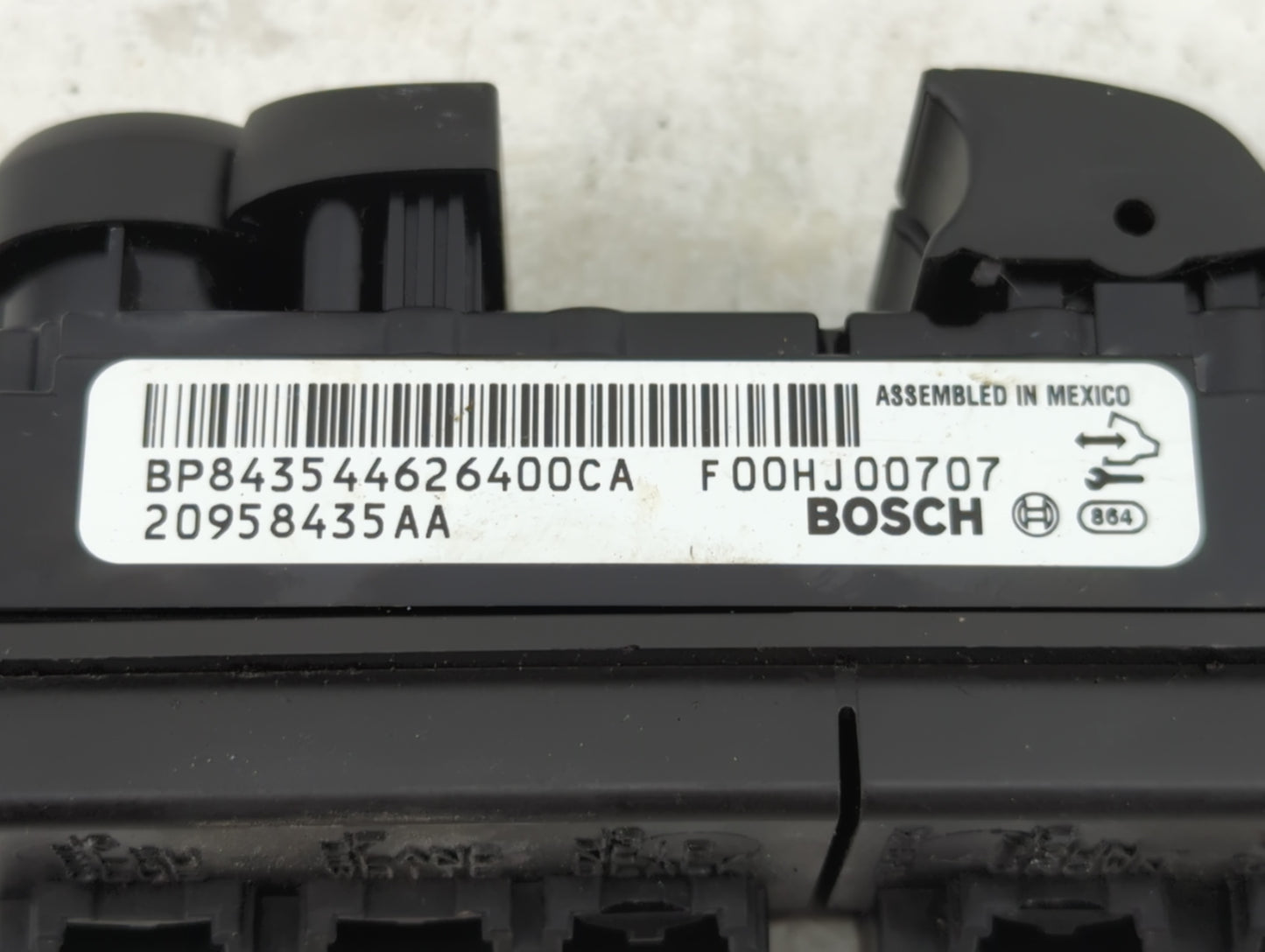 2010-2017 Buick Enclave Master Power Window Switch Replacement Driver Side Left P/N:20958435AA Fits OEM Used Auto Parts - Oe