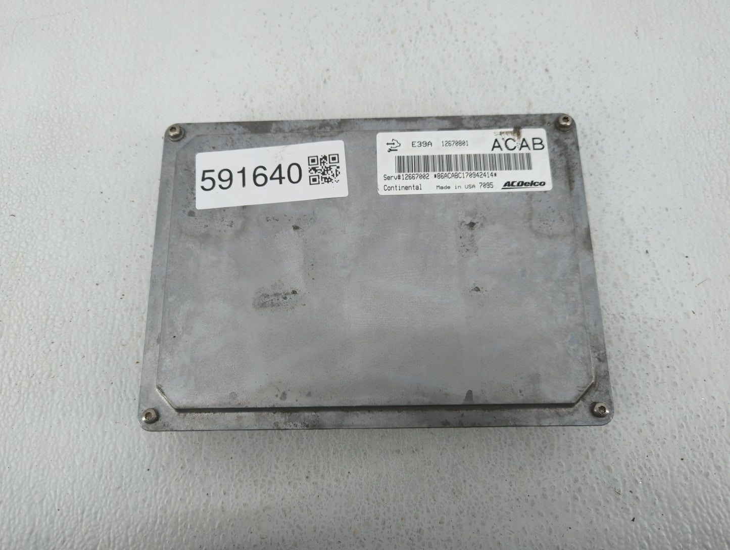 2017 Buick Enclave PCM Engine Control Computer ECU ECM PCU OEM P/N:12670801 Fits Fits 2018 2019 2020 OEM Used Auto Parts - O