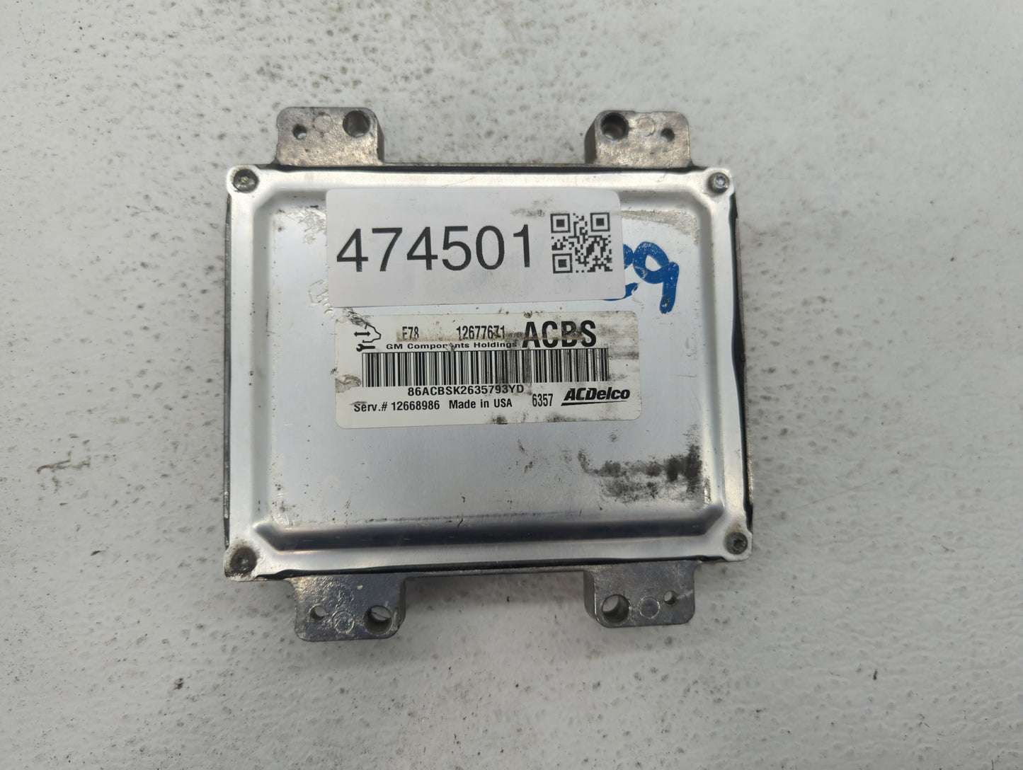 2017-2021 Buick Encore PCM Engine Control Computer ECU ECM PCU OEM P/N:12668986 12677671 Fits Fits 2017 2018 2019 2020 2021