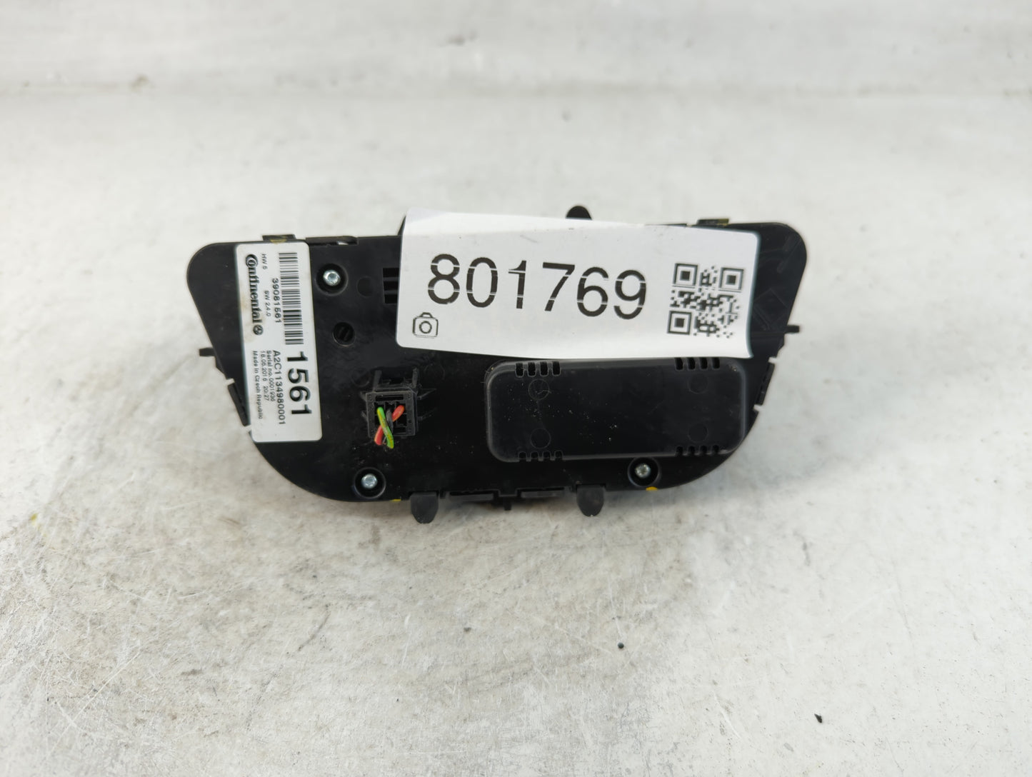 2017-2021 Buick Encore Climate Control Module Temperature AC/Heater Replacement P/N:1561 39081561 Fits OEM Used Auto Parts -