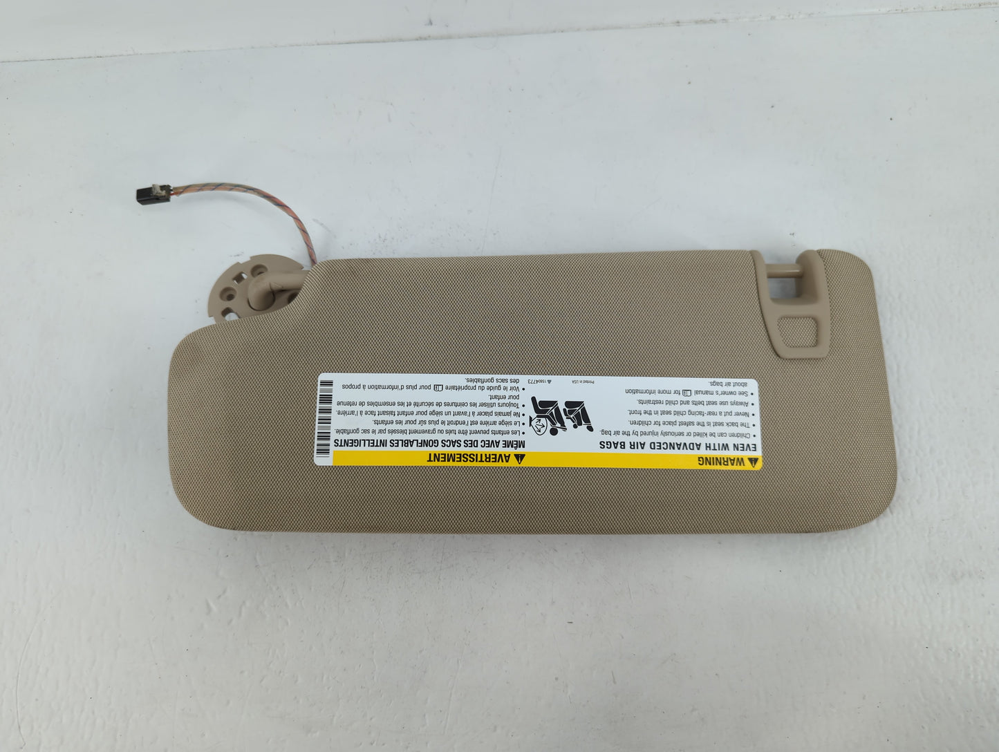2016-2020 Buick Envision Sun Visor Shade Replacement Passenger Right Mirror Fits Fits 2016 2017 2018 2019 2020 OEM Used Auto