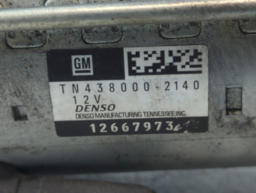 2017-2019 Buick Lacrosse Car Starter Motor Solenoid OEM P/N:TN438000-2140 Fits Fits 2016 2017 2018 2019 2020 2021 2022 OEM Used Auto Parts