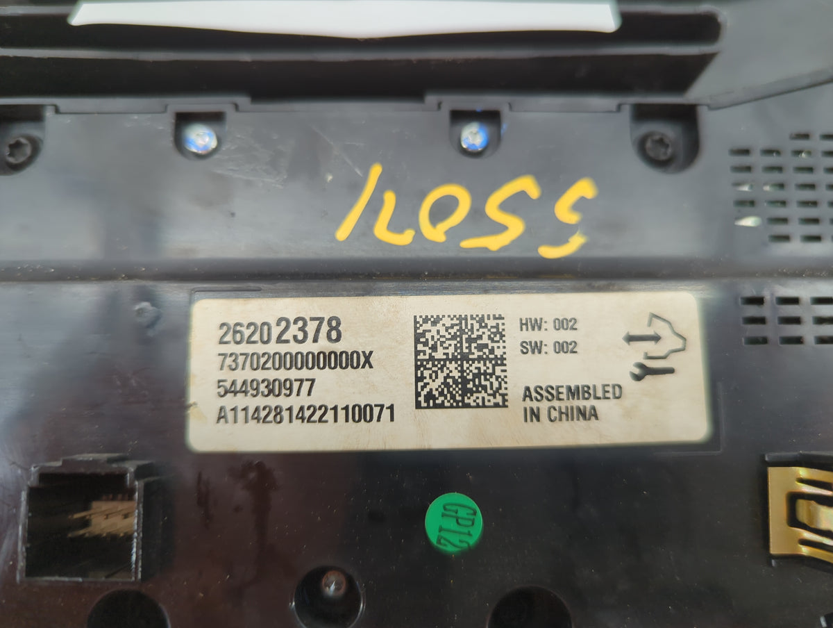 2014-2017 Buick Regal Climate Control Module Temperature AC/Heater Replacement P/N:26202378 7370200000000X Fits OEM Used Aut