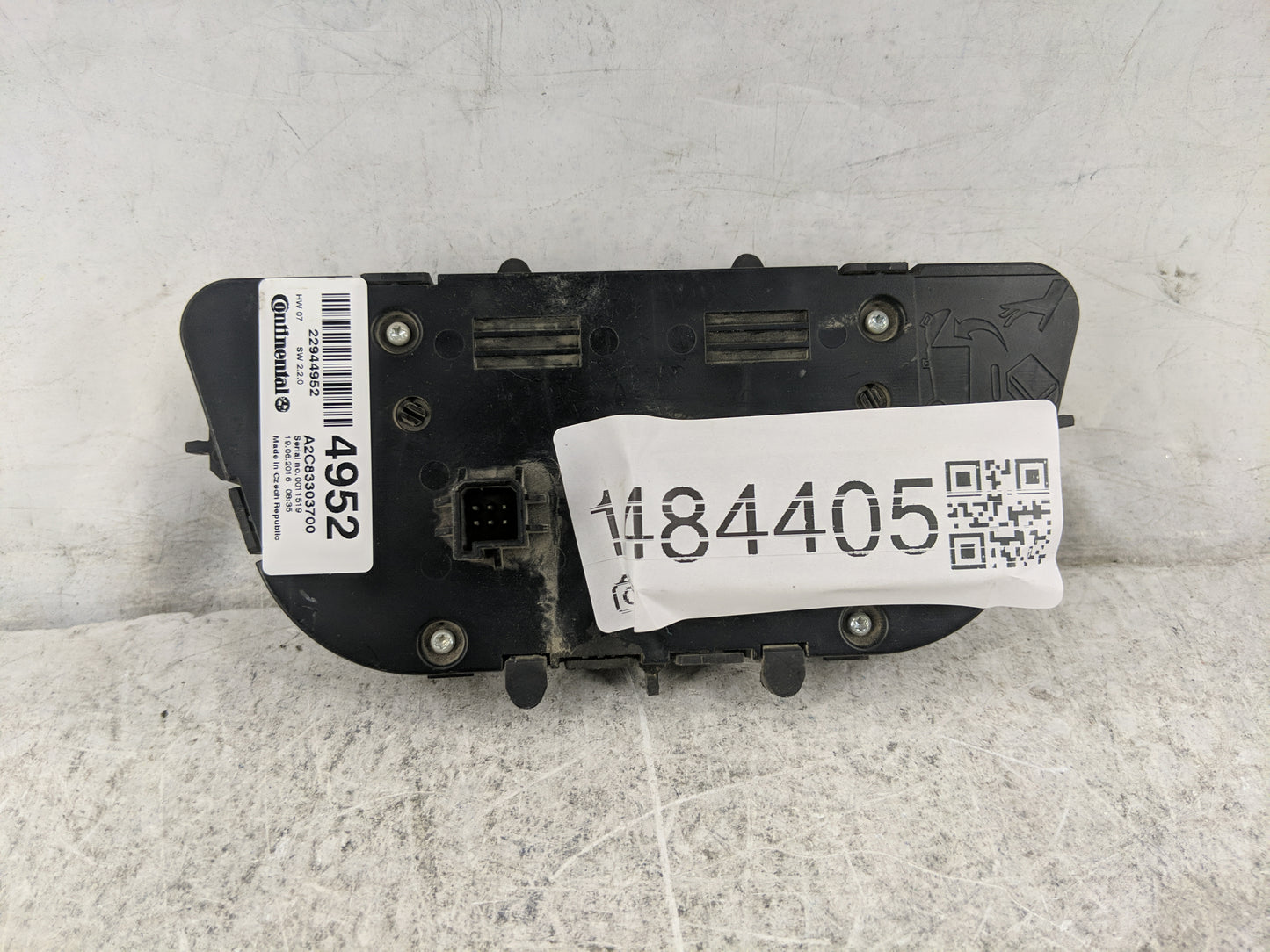 2012-2017 Buick Verano Climate Control Module Temperature AC/Heater Replacement P/N:22944952 A2C83303700 Fits OEM Used Auto