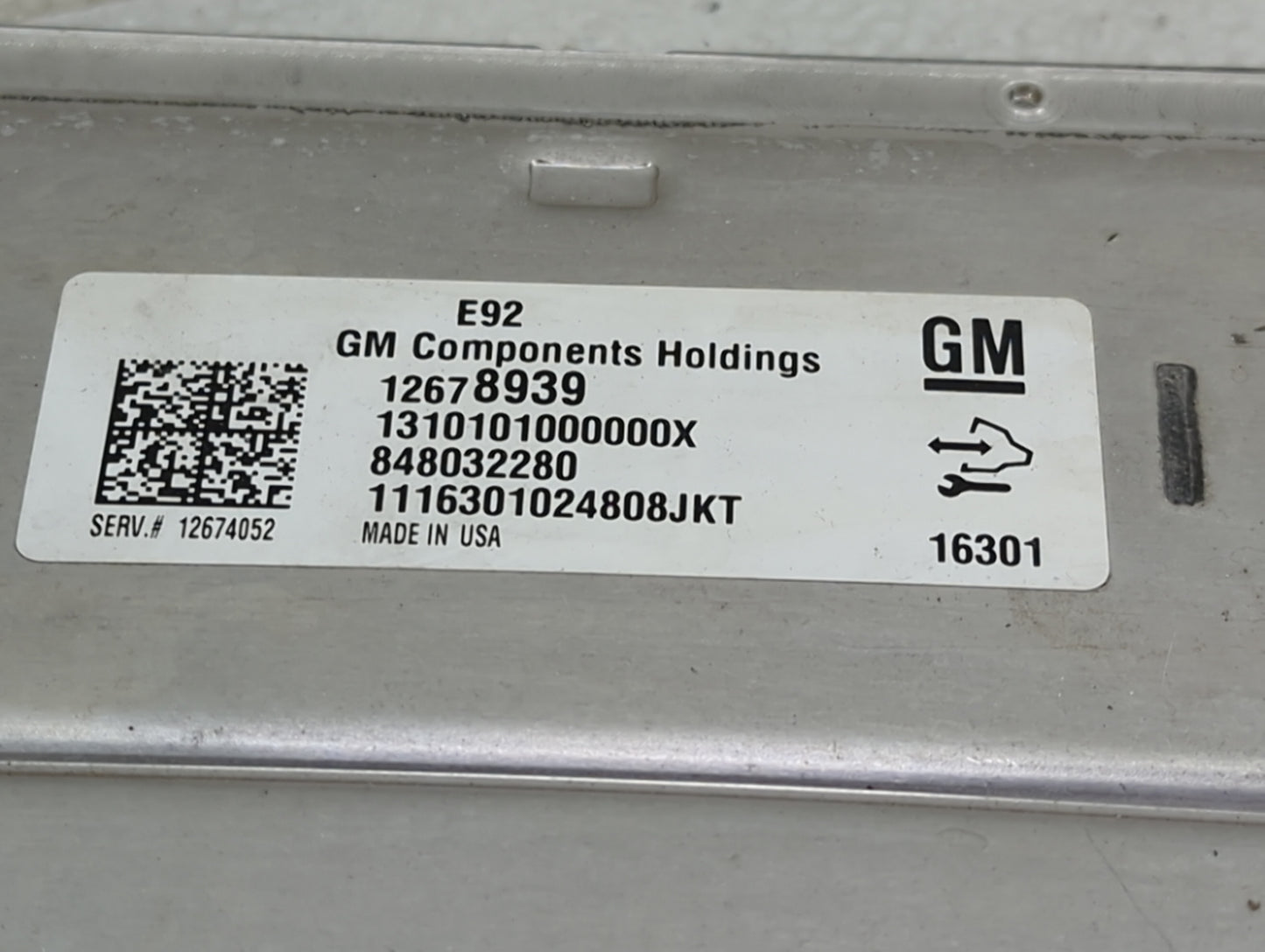 2017 Cadillac Escalade Esv PCM Engine Control Computer ECU ECM PCU OEM P/N:12678939 12674052 Fits Fits 2016 2018 OEM Used Au