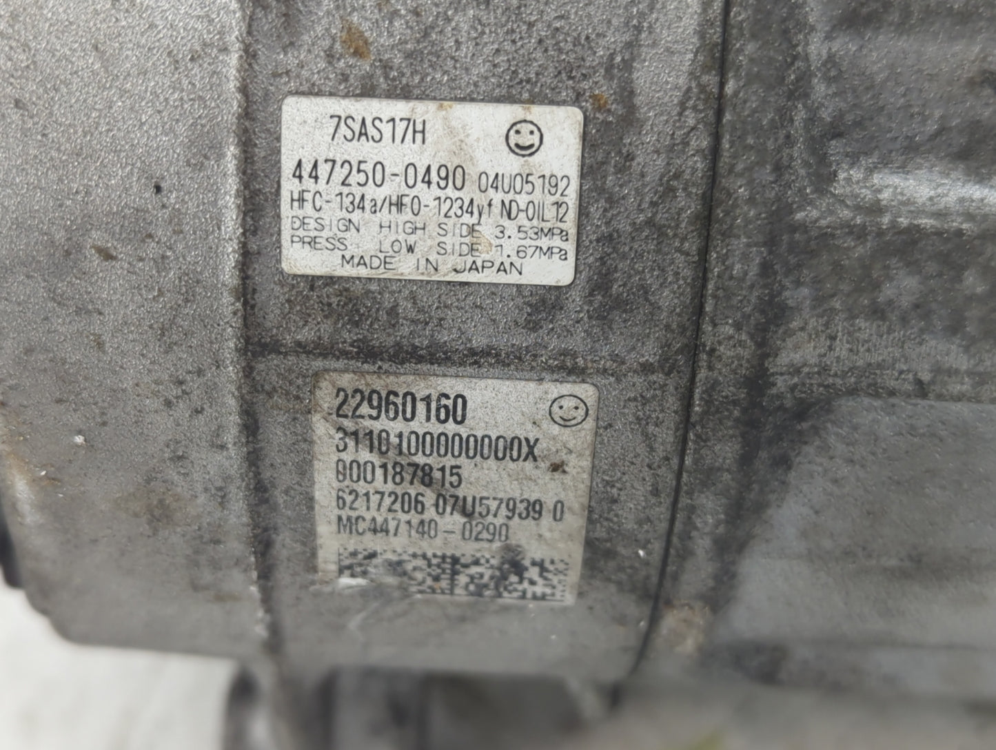 2017-2020 Cadillac Xt5 Air Conditioning A/c Ac Compressor Oem - Oemusedautoparts1.com