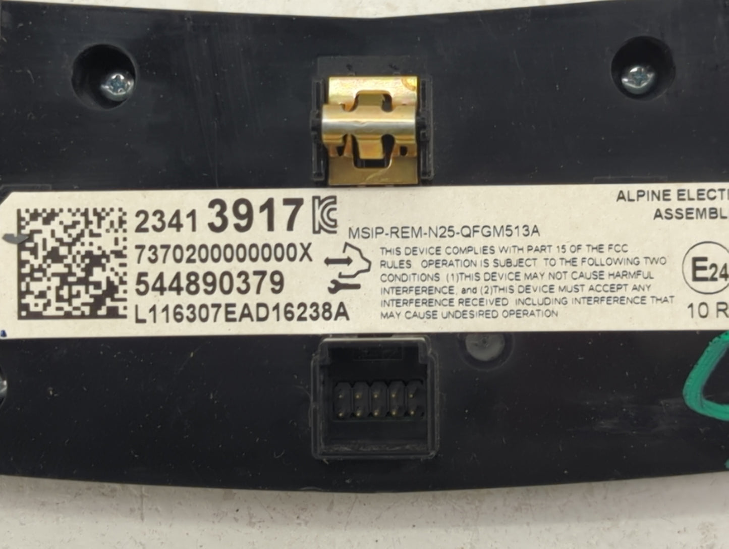 2017 Cadillac Xt5 Climate Control Module Temperature AC/Heater Replacement P/N:MSIP-REM-N25-QFGM513A 544890379 Fits OEM Used