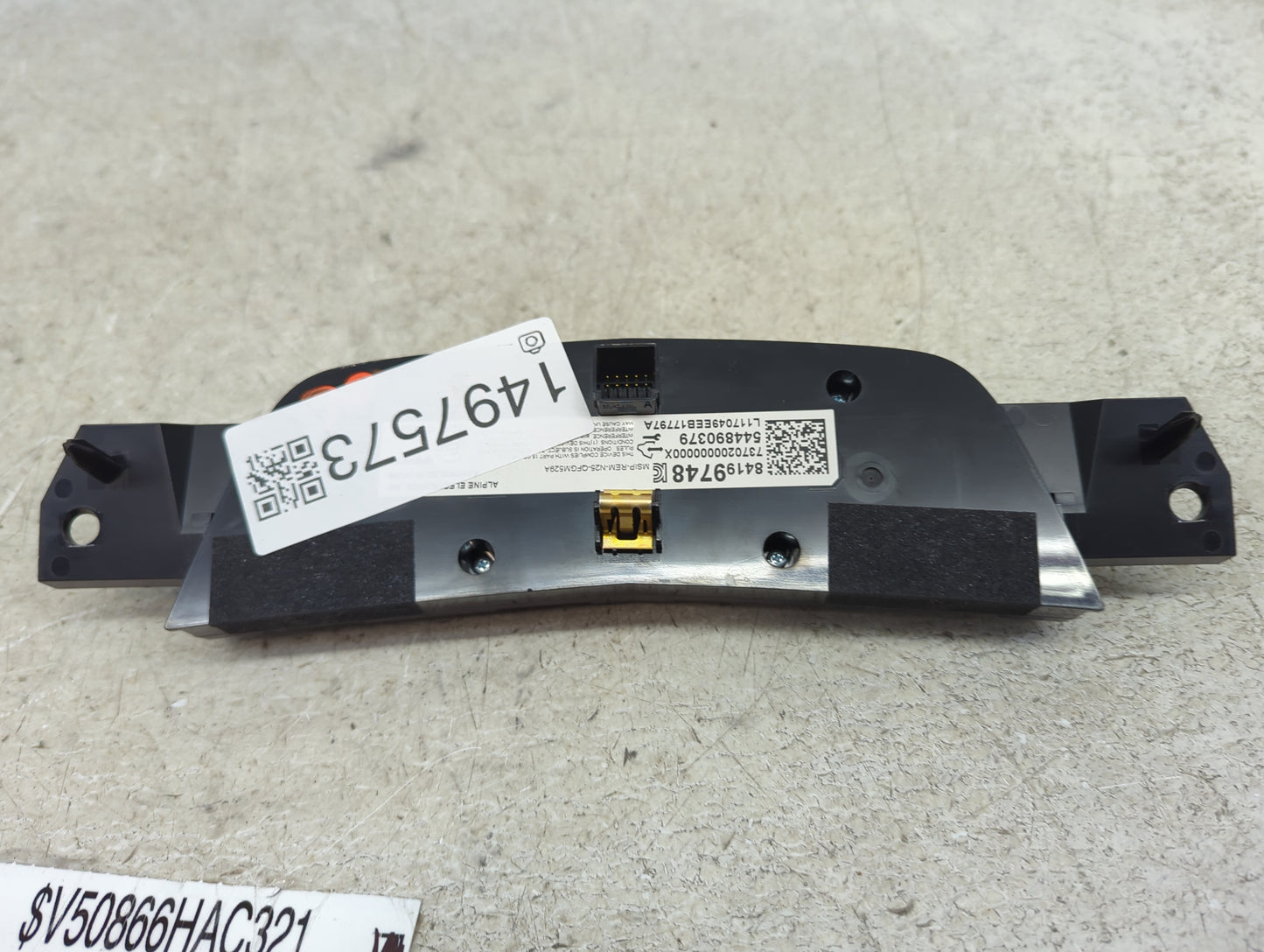2017-2020 Cadillac Xt5 Climate Control Module Temperature AC/Heater Replacement P/N:84199748 Fits Fits 2017 2018 2019 2020 O