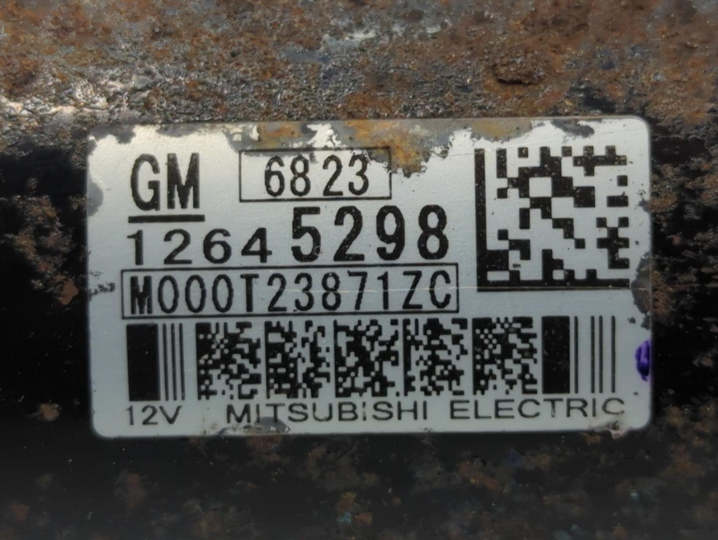 2013-2019 Cadillac Xts Car Starter Motor Solenoid OEM P/N:12645298 M000T23871ZC Fits OEM Used Auto Parts - Oemusedautoparts1