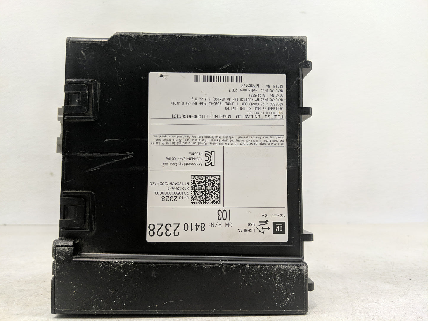 2015-2019 Chevrolet Colorado Radio AM FM Cd Player Receiver Replacement P/N:84102328 Fits Fits 2015 2016 2017 2018 2019 OEM