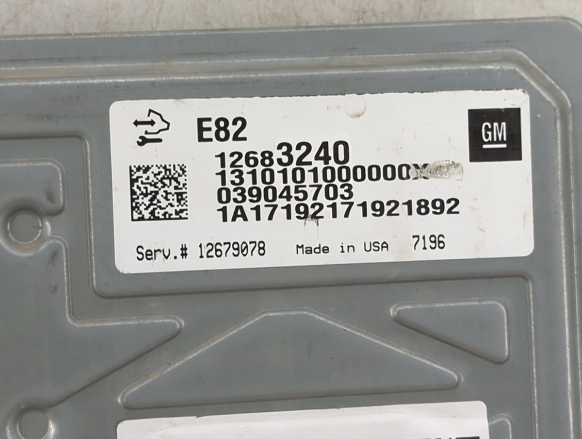 2017-2022 Chevrolet Colorado PCM Engine Control Computer ECU ECM PCU OEM P/N:12683240 12679078 Fits OEM Used Auto Parts - Oe