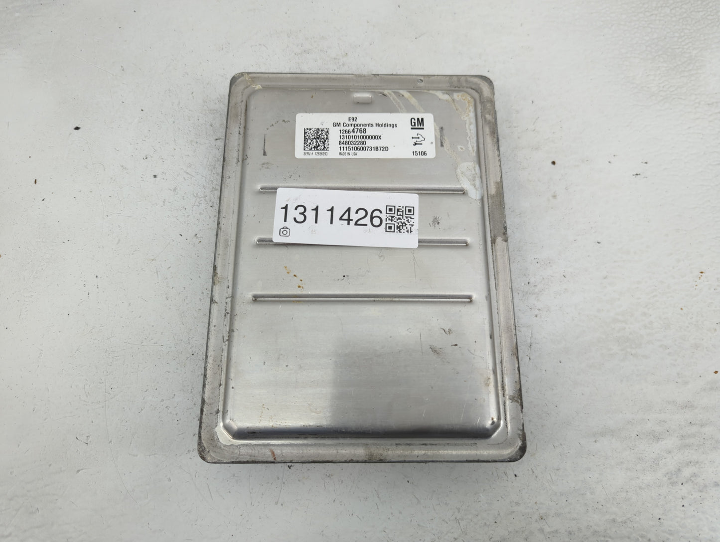 2017 Chevrolet Corvette PCM Engine Control Computer ECU ECM PCU OEM P/N:848032280 12664768 Fits Fits 2016 2018 OEM Used Auto