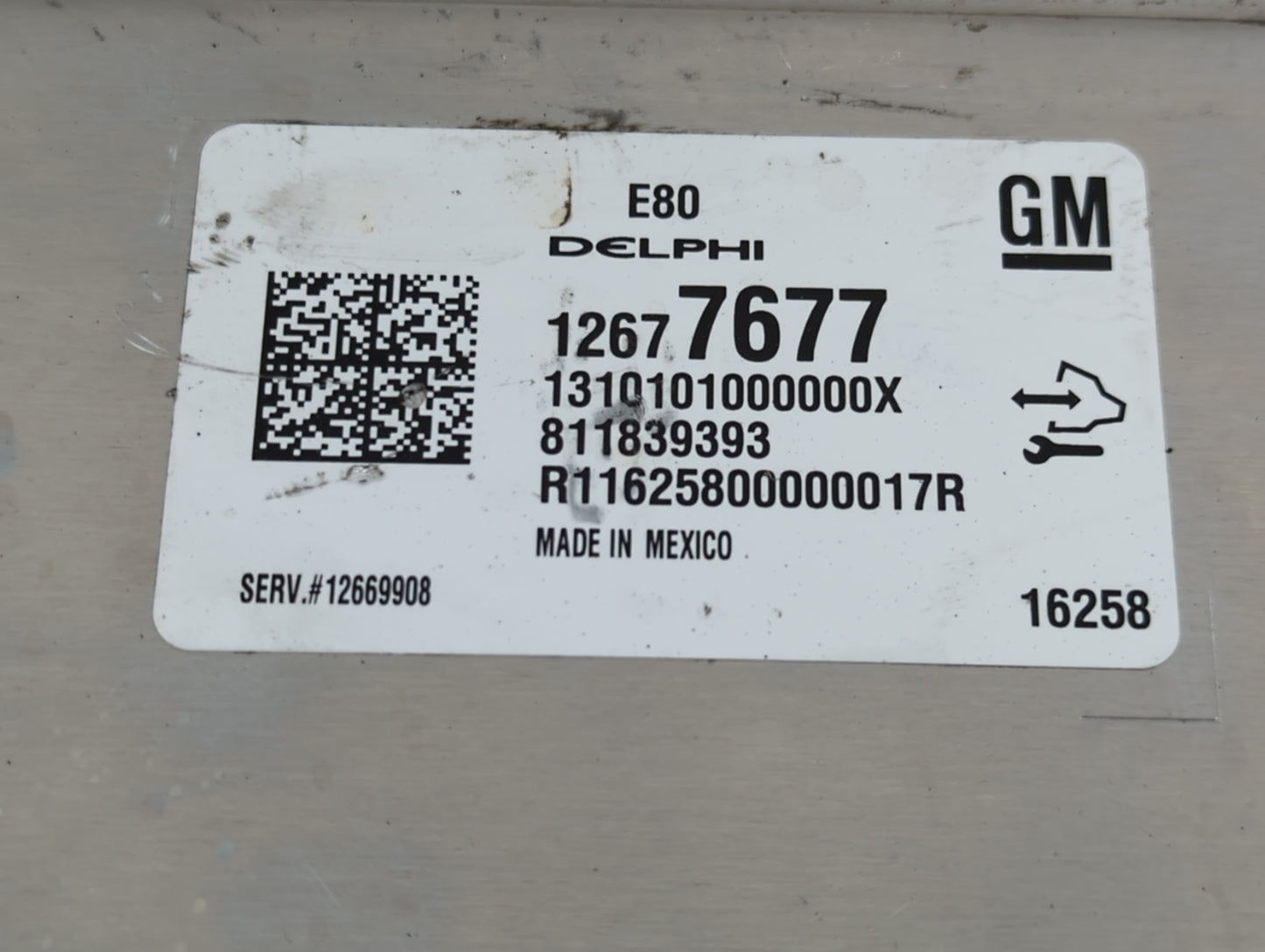 2017-2019 Chevrolet Cruze PCM Engine Control Computer ECU ECM PCU OEM Fits Fits 2017 2018 2019 2020 2021 2022 OEM Used Auto