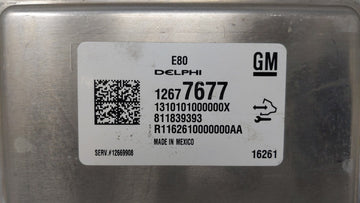 2017-2019 Chevrolet Cruze PCM Engine Control Computer ECU ECM PCU OEM P/N:12680876 12677677 Fits OEM Used Auto Parts