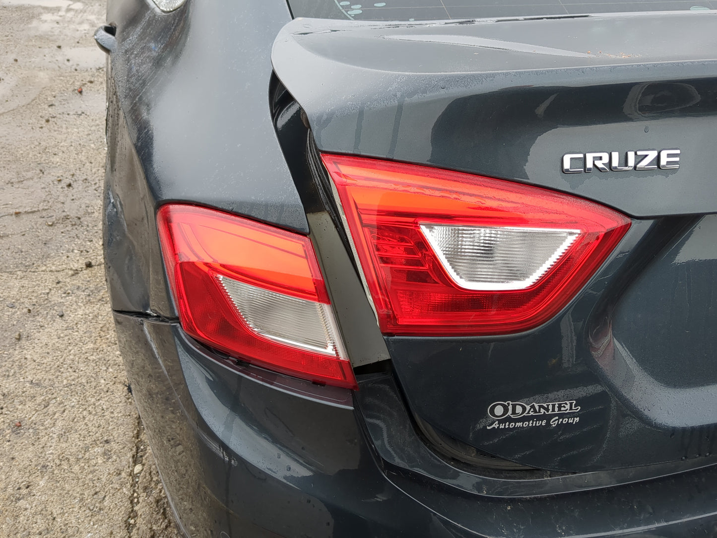 2017-2019 Chevrolet Cruze Tail Light Assembly Driver Left OEM Fits Fits 2017 2018 2019 OEM Used Auto Parts - Oemusedautopart