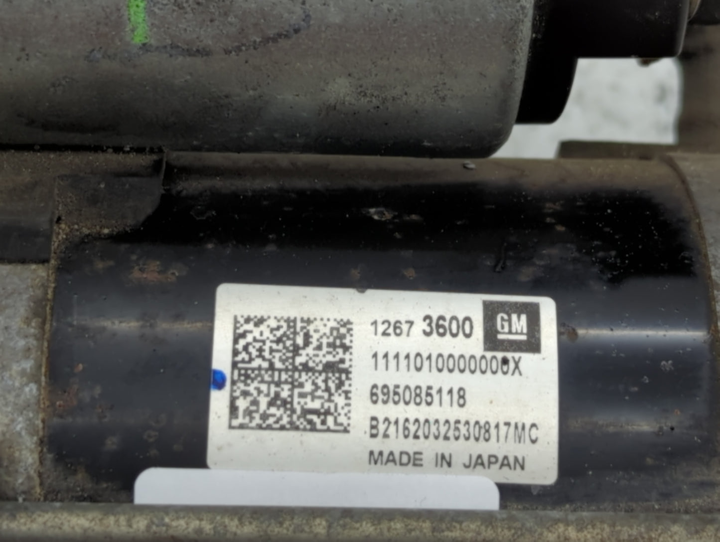 2017-2019 Chevrolet Cruze Car Starter Motor Solenoid OEM P/N:1267 3600 Fits Fits 2017 2018 2019 2020 2021 2022 OEM Used Auto