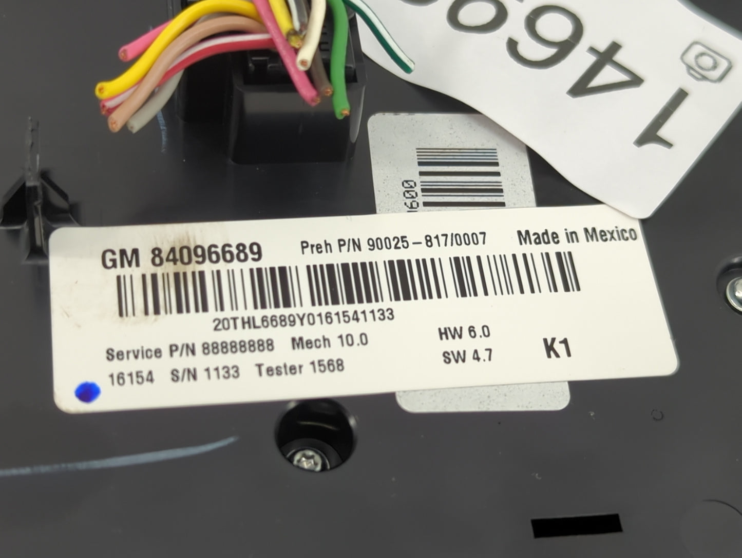 2016-2017 Chevrolet Equinox Radio Control Panel 1469271 - Oemusedautoparts1.com