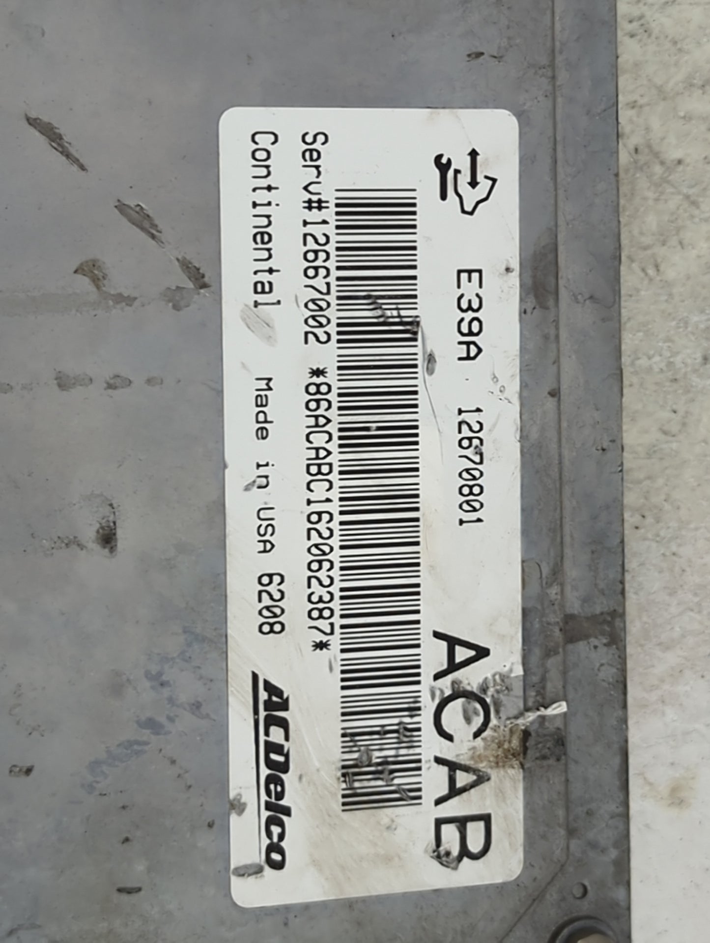 2017 Chevrolet Equinox PCM Engine Control Computer ECU ECM PCU OEM P/N:12667002 12670801, 86ACABC16206238 Fits Fits 2018 201