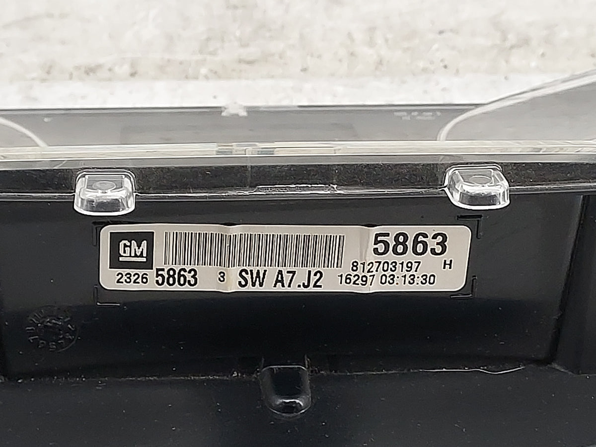 2013-2017 Chevrolet Equinox Instrument Cluster Speedometer Gauges P/N:A2C81352205 23265863 Miles: Fits OEM Used Auto Parts -