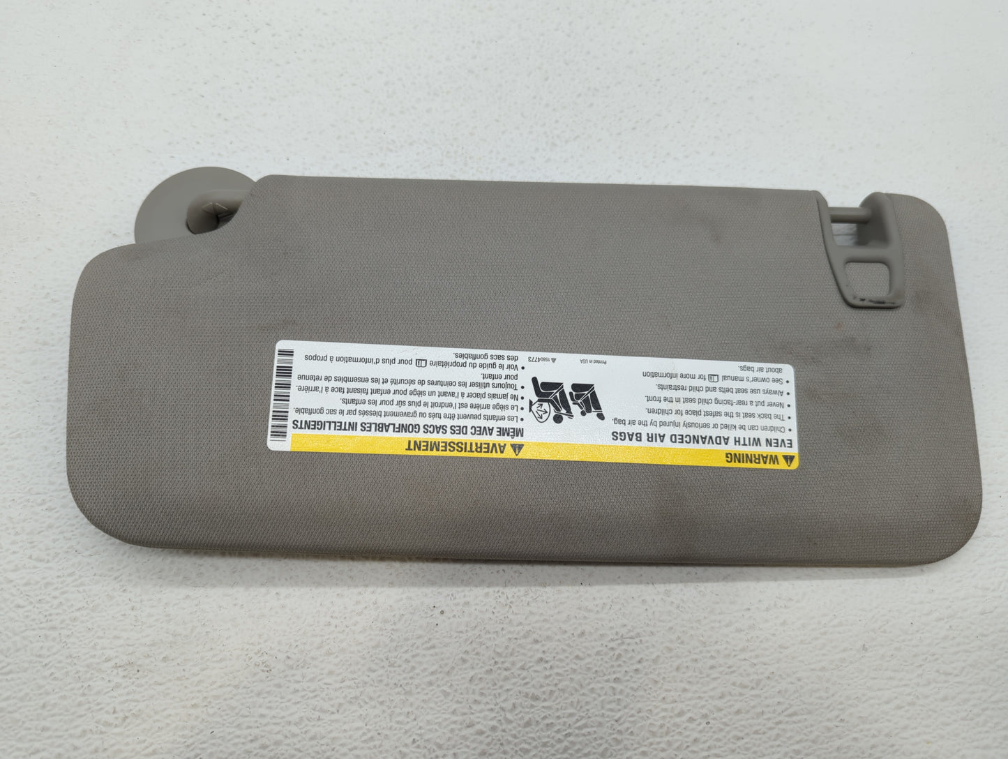 2010-2017 Chevrolet Equinox Sun Visor Shade Replacement Passenger Right Mirror Fits Fits 2010 2011 2012 2013 2014 2015 2016