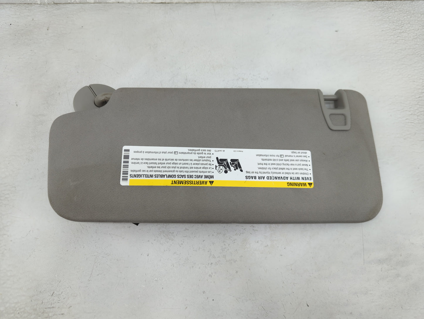 2010-2017 Chevrolet Equinox Sun Visor Shade Replacement Passenger Right Mirror Fits Fits 2010 2011 2012 2013 2014 2015 2016