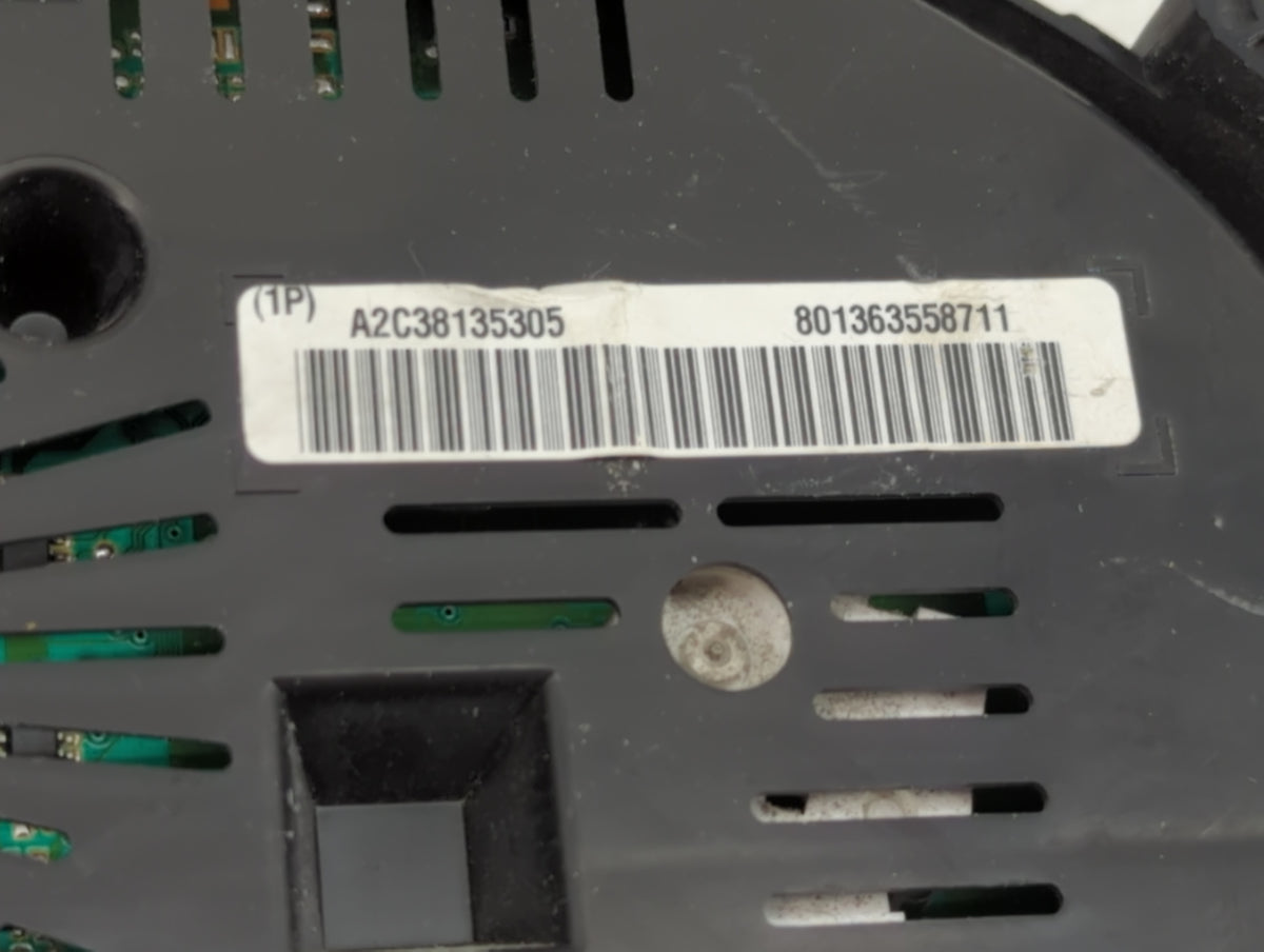 2017 Chevrolet Equinox Instrument Cluster Speedometer Gauges P/N:A2C38135305 801363558711 Miles:147K Fits OEM Used Auto Part