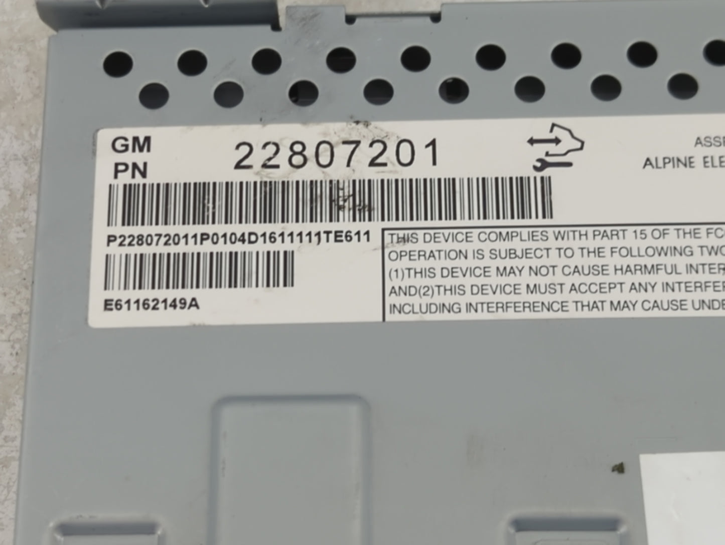 2012-2017 Chevrolet Equinox Information Display Screen 5025216 - Oemusedautoparts1.com