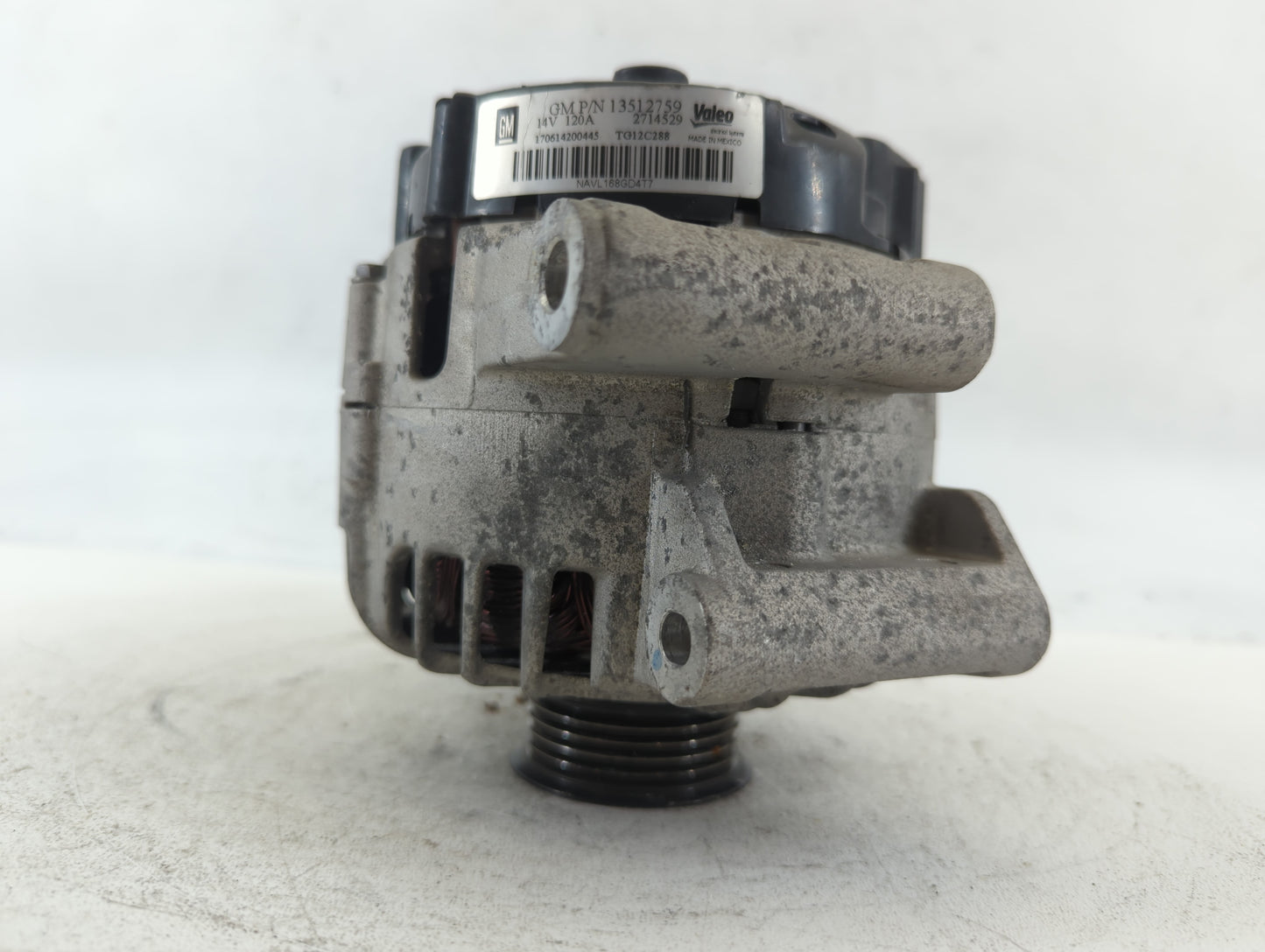 2010-2017 Chevrolet Equinox Alternator Replacement Generator Charging Assembly Engine OEM P/N:13512759 Fits OEM Used Auto Pa