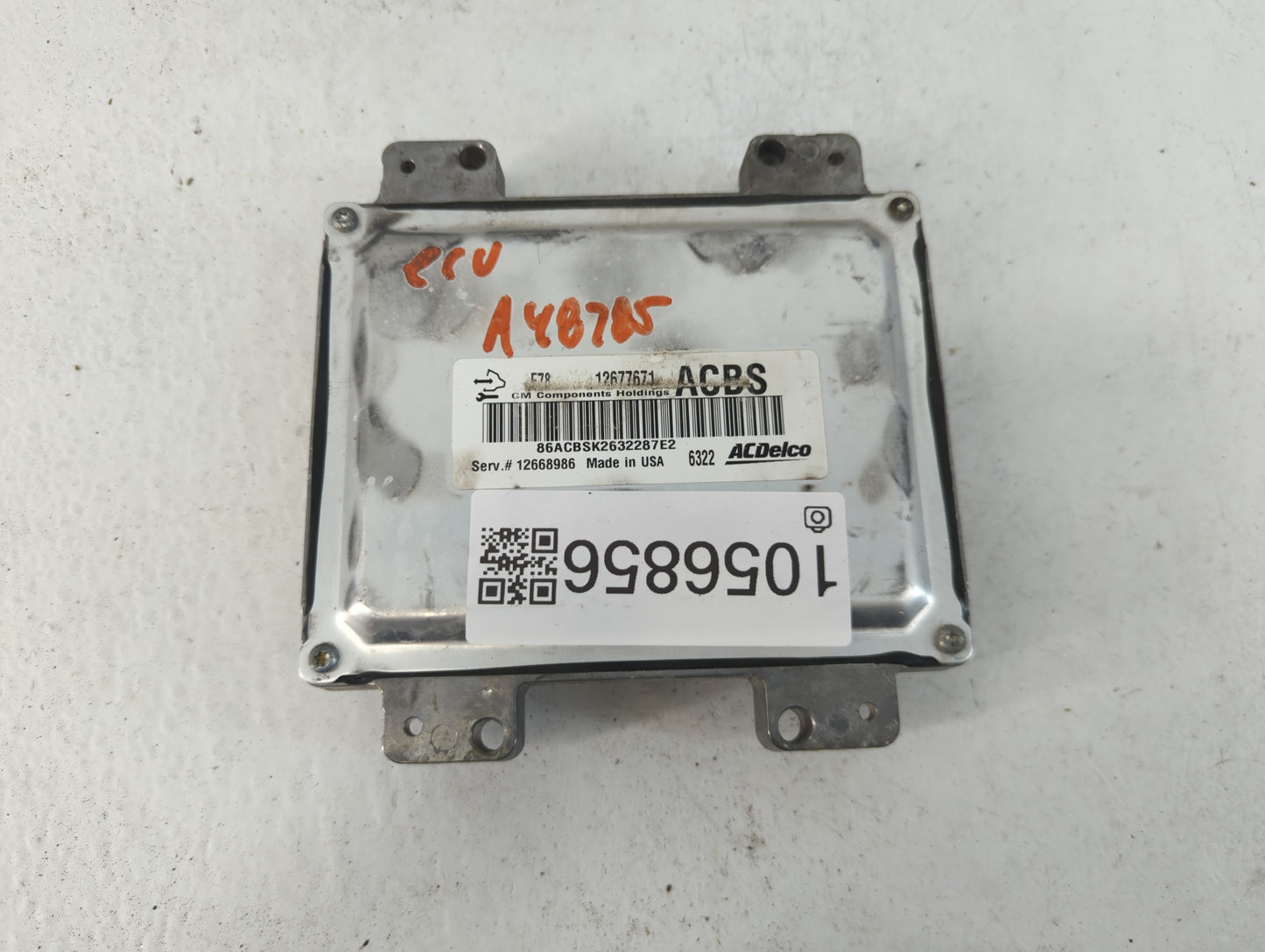 2017 Chevrolet Express Cargo PCM Engine Control Computer ECU ECM PCU OEM P/N:12677671 Fits Fits 2018 2019 2020 2021 OEM Used